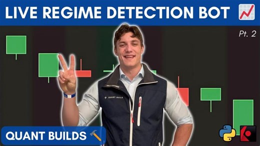 How to Build a Markov Chain Regime Switching Bot in Python with Interactive Brokers | Part 2 | Roman Paolucci