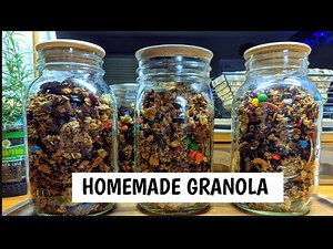 HOMEMADE GRANOLA / HIGH PROTEIN/ STEP-BY-STEP EASY RECIPE