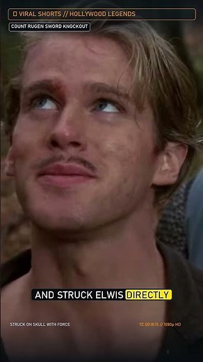 When Cary Elwes Was Knocked Out by a Real Sword in The Princess Bride 🎬⚔️ #shorts