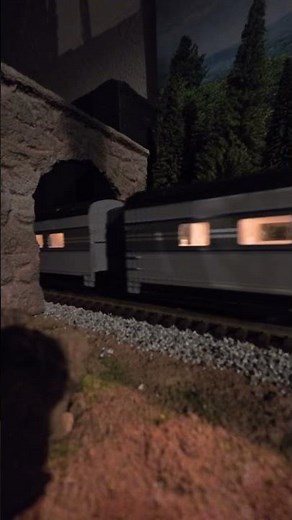 The 20th Century Limited enters Muffle Mountain