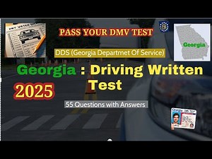 2025 Georgia DMV Practice Test | DMV Permit Test | 55 Practice Questions!