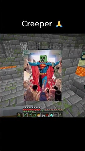 Luckiest Creeper Explosion Ever