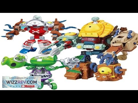 Plants vs. Zombies Boss Robot Melon pult Chomper Action Figure Model Set PVC