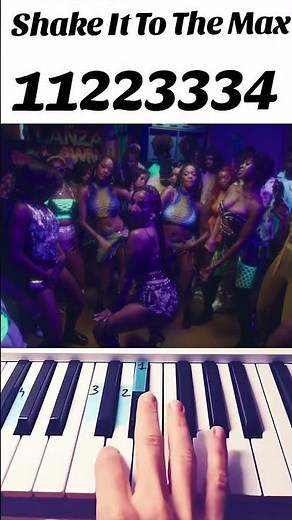 How To Play Shake It To The Max On Piano #piano #tutorial #easy