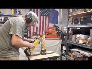 How to carve a tree with a chainsaw
