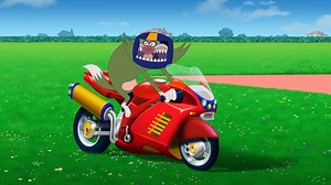 40K views · 3.4K reactions |  Who's ready for motorcycle racing?  #race #motor #motorcycles #oggyandthecockroaches #oggy #cartoon #animation #kids #xilamanimation #xilam | Oggy and the cockroaches | Facebook