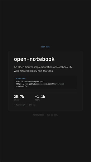 Developer Pain Behind the Stars — open-notebook #github #opensource #coding #ai #developers #shorts