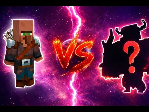 100 Armed Villagers vs Minecraft’s Deadliest Mobs | Mob battle