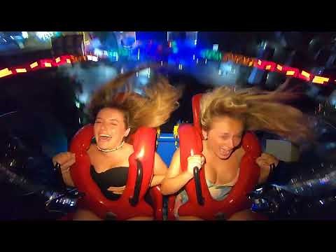 Slingshot Ride Girls Puppies #1