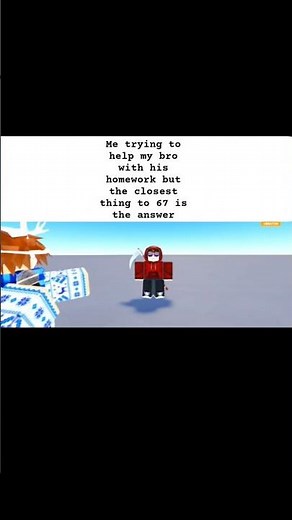 I can't get him to stop saying 67 #roblox #fyourpage #677