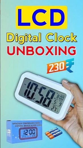 LCD Digital Clock Unboxing ⏰ | Amazing Budget Gadget!