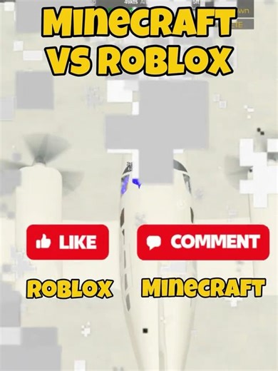 Roblox vs Minecraft #meowgiccraft #minecraft #roblox