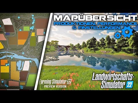 ✅ LS22 | MEIN erstes GAMEPLAY | 1/2 | neue Produktionen, Mapübersicht, Performance & Einstellungen
