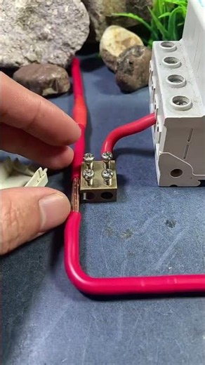 Easy MCB Wire Connection Tutorial #sorts #wirejoint
