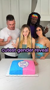 Cutest gender reveal! #genderreveal | The Alexa Show