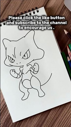How to Draw Mega Mewtwo Y Step by Step | Easy Pokémon Drawing Tutorial for Beginners