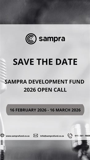 The SAMPRA Development Fund by @sampra_official is officially OPEN and accepting applications from 16 Feb to 16 March 2026 Last year, we had an important panel conversation with award winning artist @busiswaah about funding, ownership and the shifting music business landscape. Busiswa shared how she learned about the SAMPRA Development Fund at ARMC and how receiving the fund made it possible for her to travel and perform at one of the biggest international music events, the Reeperbahn Festival i
