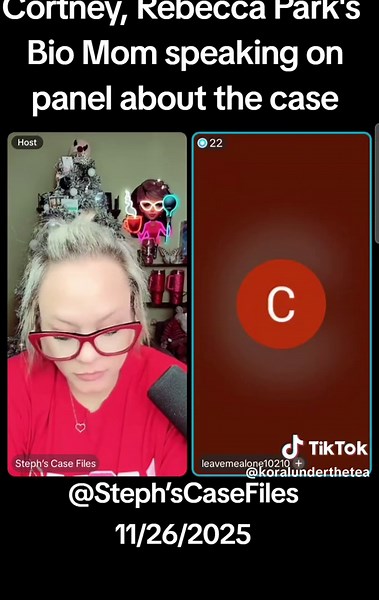 This is wild that Cortney shows up again on a tik tok panel during open investigation of her daughter Rebecca Park, who was found no longer living yesterday. Part 2 #rebeccapark #michigan #truecrime #trending #fyp