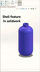 SolidWorks ShellShortcut You Should Know #surfacedesigner #solidworks #shell #industrialdesign #tips