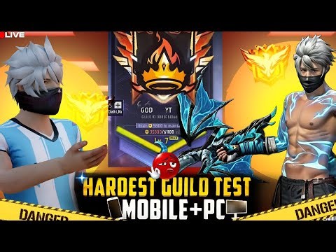 FREE FIRE LIVE GUILD TESTING | GUILD TEST LIVE | FF LIVE GUILD TEST #freefirelive#totalgaming