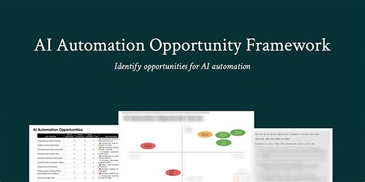 How to Identify Opportunities for AI automation - a Framework for Product Teams