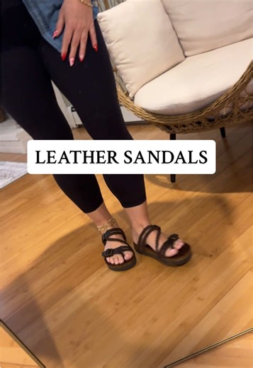 White Mountain Footbed Leather Sandals Review