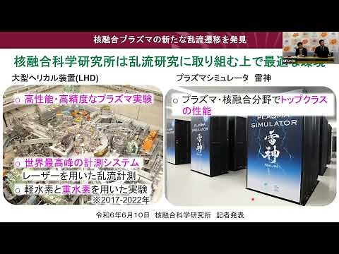 【プレスリリース】核融合プラズマの新たな乱流遷移を発見 - 核融合炉の革新的な運転シナリオの確立へ -