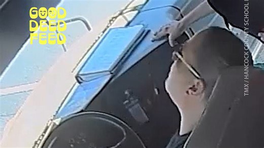 Students spring into action when their school bus driver passes out on highway