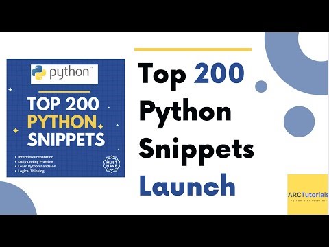 Learn and Master Python - Code Snippets eBook. #learnpython #pythontutorial