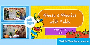 Phase 5 Phonics Lesson 12 'oe' Video