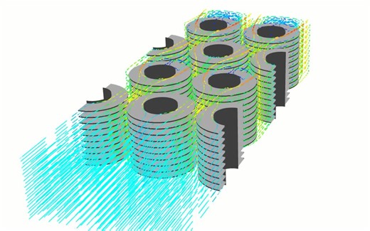 Finned tube heat exchangers consist of an array of tubes with dense fin stacks. Fluid passes through the tubes and conducts the heat to the fins, which dissipate heat to air that is blown over the… | Ember Nguyen