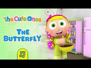 The Butterfly - | Nursery Rhymes | - The Cute Ones