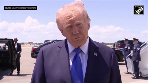 #WATCH | On cancelling US envoys Jared Kushner and Steve Witkoff's trip to Pakistan, US President Donald Trump says, "They (Iran) gave us a paper that should have been better. Interestingly, immediately when I cancelled it, within 10 minutes, we got a new paper that was much better. We talked about the fact that they will not have a nuclear weapon. It's very simple. That whole deal is not complicated. Iran cannot have a nuclear weapon. Very simple."(Source: US Network Pool via Reuters)