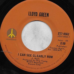 Lloyd Green - I Can See Clearly Now