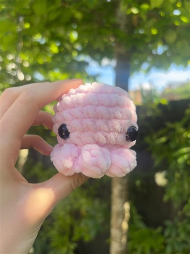 Light Pink Mini Octo Crochet Plushie - Etsy