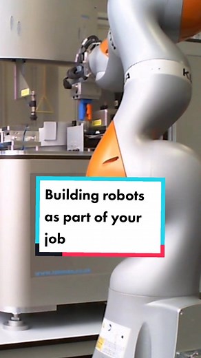 Have you thought about building robots as part of your job? #chemistry #robot #learnontiktok