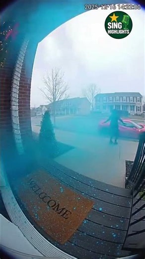 💥🎥 Ring Doorbell Shows Goth Porch Pirate DESTROYED by Paint Bomb | Caught on Ring Camera