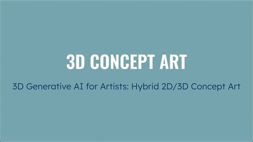 REEL: Creative Solutions: 3dConceptArtWith3DGenAI