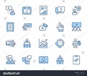 Set Business Training Related Vector Line Stock Vector (Royalty Free) 1704986851 | Shutterstock