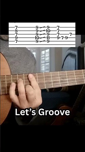 Let's Groove Earth Wind and Fire Guitar Tutorial