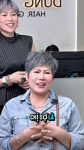 15K views · 197 reactions | Tóc bạc có 2 giải pháp tốt nhất- 1 là nuôi 6-12 tháng-2 là bóc hoặc tẩy hết màu đi hơi tốn kém nhưng đẹp luôn - #tocngan #tocdep #toctrungnien #dungtranhairsalon #salonuytin #salonvip #dungtran #cattocngandep #toctem #tocnganhiendai #giaiphaptocbac #thietketocdep | Dung Trần | Facebook