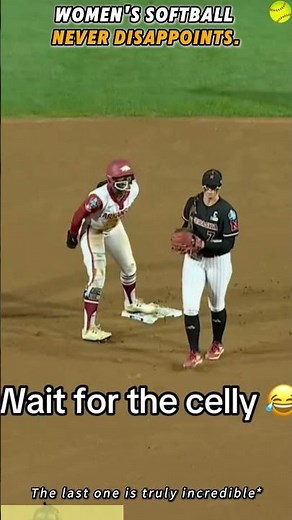 Women's softball never disappoints #WomensSoftball #Softball #SoftballHighlights