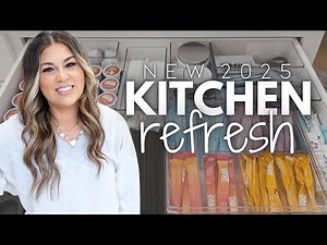 2025 ULTIMATE KITCHEN REFRESH | KITCHEN CLEAN + DECLUTTER + ORGANIZE | NEW YEAR DECLUTTER WITH ME