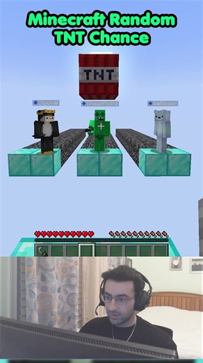 This TNT fuse was actually insane #minecraft #minecraftbuilding #minecrafthorrormaps #minecraftchallenge