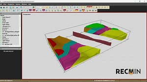 3D Geological Modeling Techniques with RecMin Software