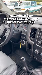 No shortage of manual transmission Diesel RAM trucks here! Discontinued after 2018, full-size manual transmission trucks remain popular and highly desirable. #manualtransmission #stickshift #g56 #cummins #ramtrucks | Randy Simpson