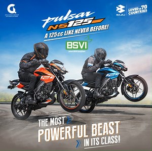 214 reactions · 3 comments | The All-New Pulsar NS 125 BS6 features a Max Speed of 103.29 kmph, letting you ride easily with power and comfort. Visit the link to Book Yours Now: https://nepal.globalbajaj.com/en/Brands/Pulsar/Pulsar-NS-125-BS6 #BajajNepal #PulsarNepal #BS6model #PulsarNS125 | Bajaj Nepal | Facebook
