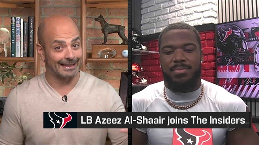 LB Azeez Al-Shaair joins 'The Insiders' to talk about his nomination for the 2025 Walter Payton Man of the Year