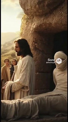 Jesus raises Lazarus #miracles