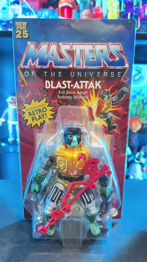 Unboxing and review of Masters Of The Universe Origins Blast Attack action figure. Released by Mattel in 2026. #mastersoftheuniverse #fyp #unboxing #review #toys